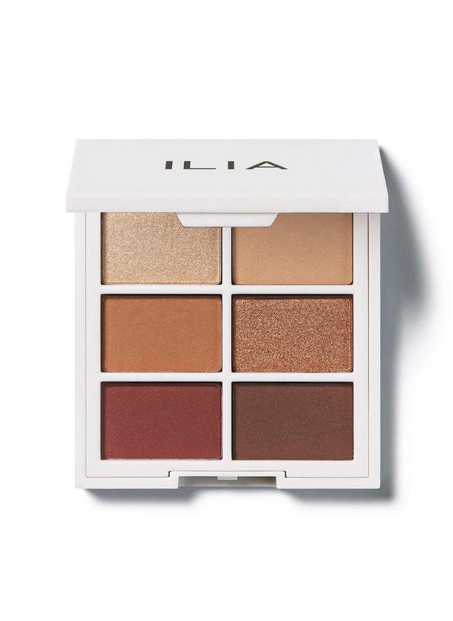 ILIA - The Necessary Eyeshadow Palette | Cruelty-Free, Vegan, Talc-Free, Matte, Satin + Metallic Highly Pigemented + Blendable Finishes (Warm Nude, 6 x 0.05 oz | 1.5 g)