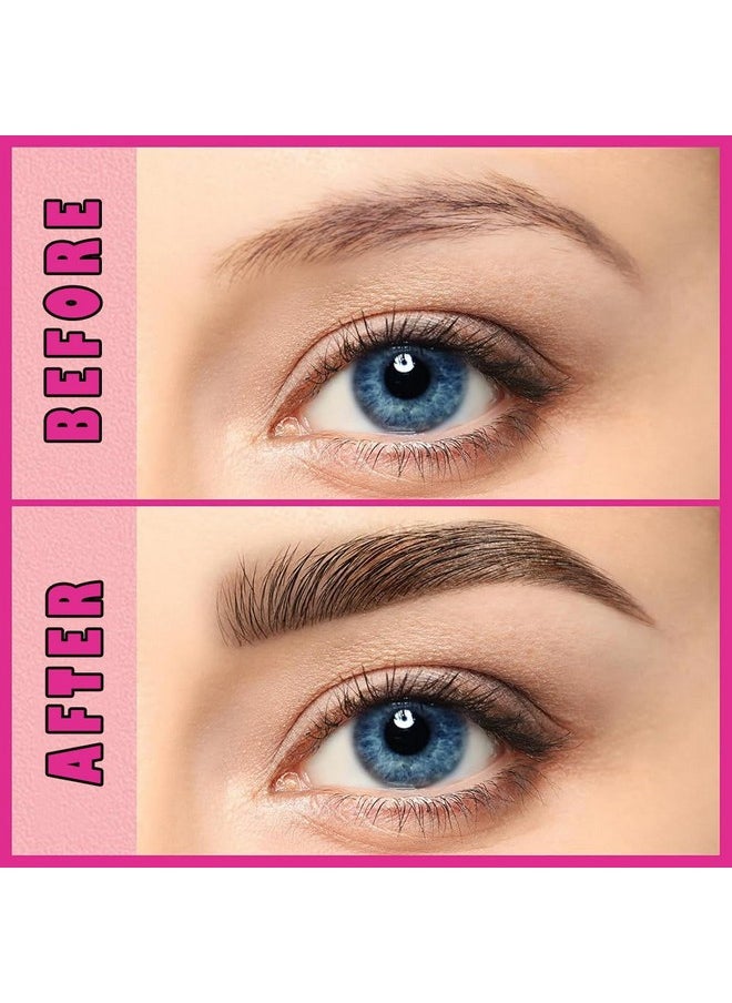 Easy Fill Hair-like Eyebrow Pen, with Liquid Fork-tips Microfilling Applicator, Mimics Natural Brow Makeup by “Linble” (#1 Soft Brown)