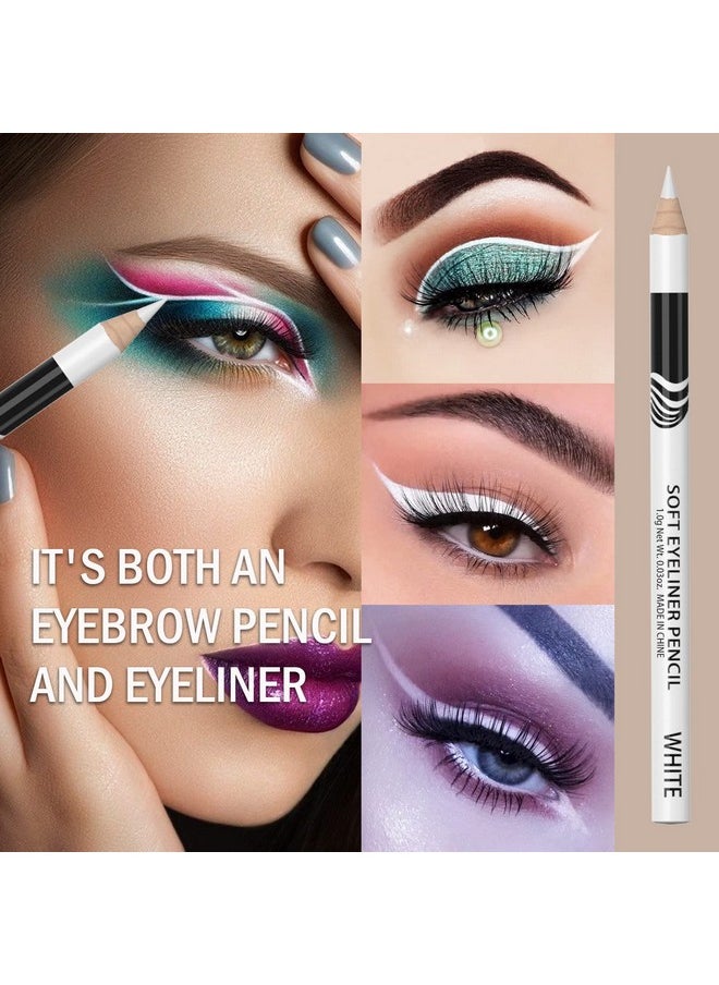 7Pcs Multicolor Eyebrow Pencil Eyeliner Set, Waterproof Eye Brow Pencil, Easy to Coloromen Women Professional Eyebrow Pencil Smudge Proof Long Lasting Makeup Eye Liners (Multicolor)