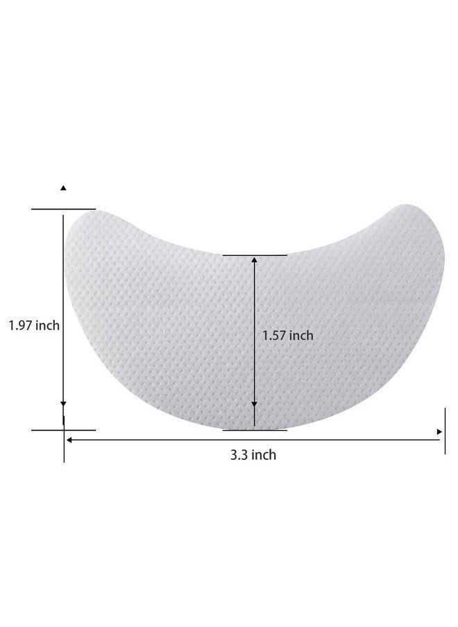 Yaomiao 200 Pieces Eyeshadow Shield Eyeshadow Gel Pad Patches Eyeshadow Stencils for Prevent Eyelash Extensions, Tinting and Lip Makeup Residue (200 Pieces)