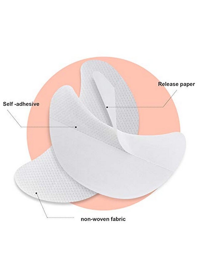 Yaomiao 200 Pieces Eyeshadow Shield Eyeshadow Gel Pad Patches Eyeshadow Stencils for Prevent Eyelash Extensions, Tinting and Lip Makeup Residue (200 Pieces)