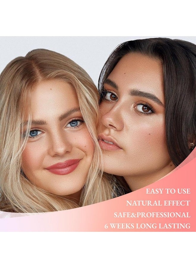 Eyebrow Color Kit, 2 in 1 Eyelash & Eyebrow Color Set- Quick and Thick Coloring Natural Eyebrow Color Kit Professional DIY at Home Use 10ml (black)