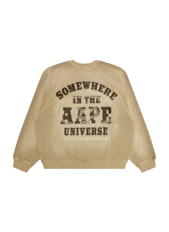 AAPEUNVS moonface logo sweatshirt
