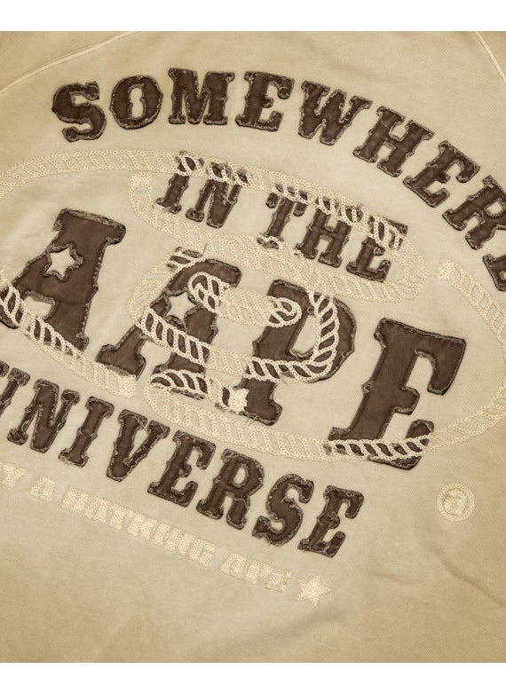 AAPEUNVS moonface logo sweatshirt