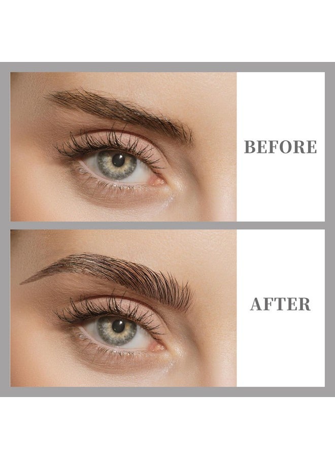 BLUE LOVE Two-Prong Eyebrow Pen, Upgrade 2 Tipped Eye Brow Pencils for Women, Eye Makeup with Microblading Brow Pen, Natural Fine Stroke Eyebrown Pencil Waterproof Lasting All-Day (Silky Grey)