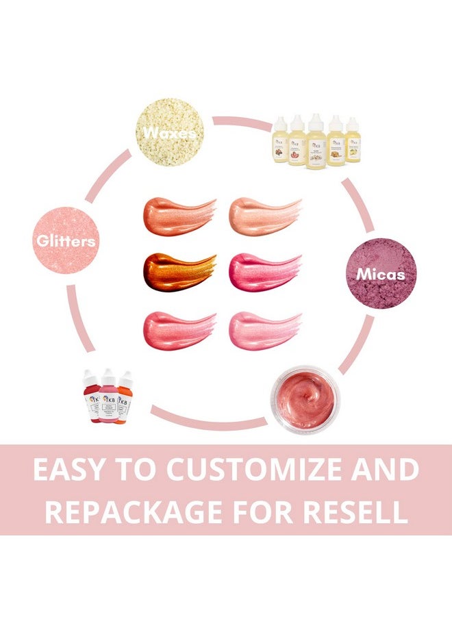 TKB Lip Gloss Base (Flexagel ME)| Clear Lip Gloss Base for DIY Lip Gloss| Ready-to-Wear| Moisturizing, High Shine, Crystal Clear, Vegan, Gluten and Cruelty free| Made in USA (5.5 Ounce (Pack of 2))