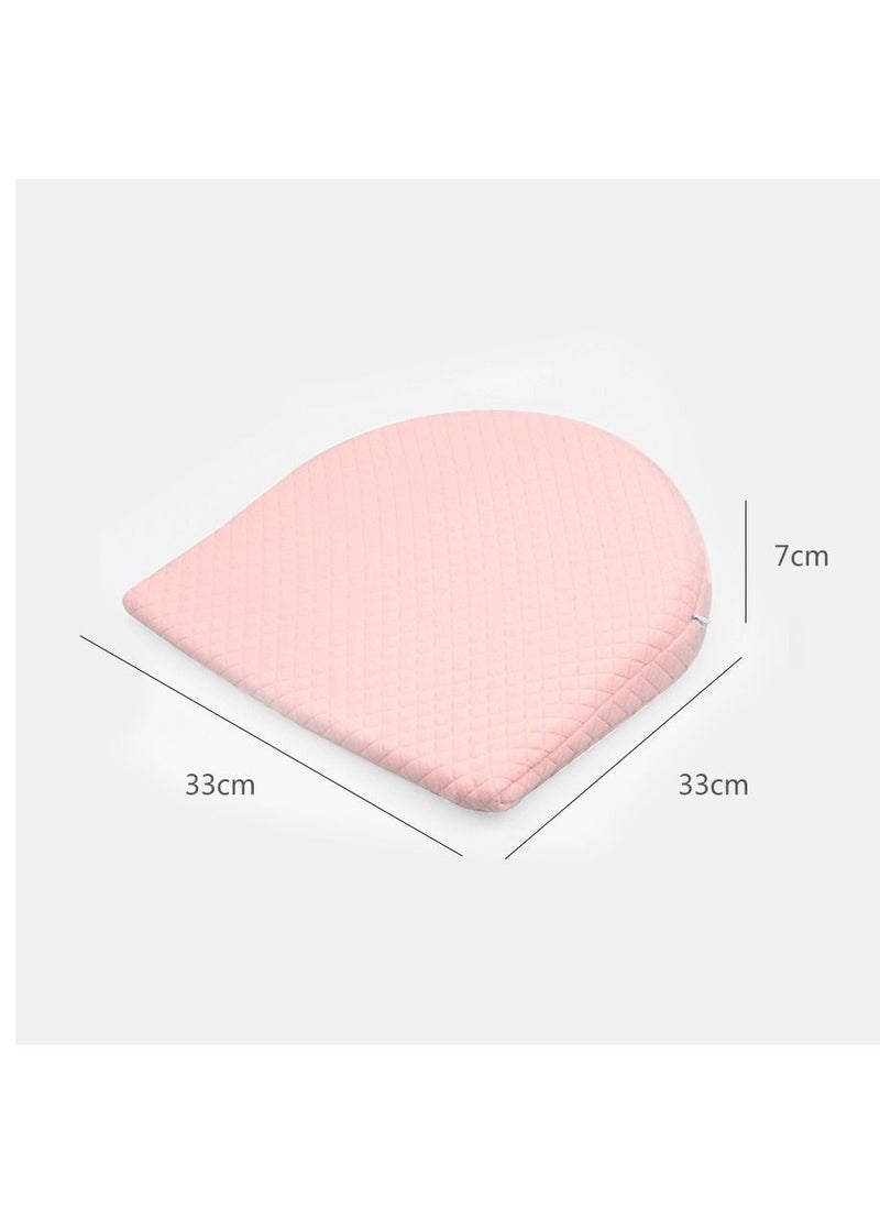 3D Air Layer Semi Circular Baby Anti Spitting Slope Pillow Breastfeeding Feeding Side Sleeping Lying Overflow