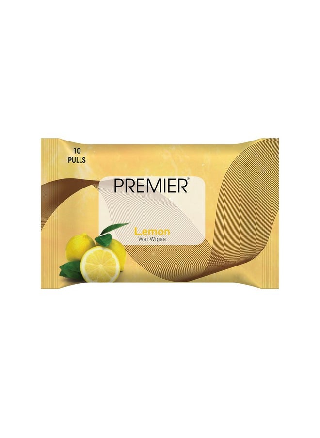 Premier Wet Wipes - 10 Pulls per Pack, Set of 6 Assorted Wipes | Gentle, Hypoallergenic, and Moisturizing for Skin | Perfect for Travel, Daily Use, and Quick Clean-ups on the Go