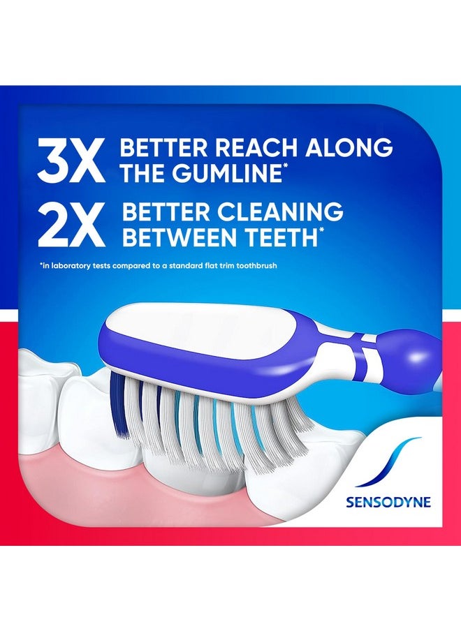 Sensodyne Sensitivity & Gum Soft Toothbrush Designed for Sensitive Teeth, 4-Pack