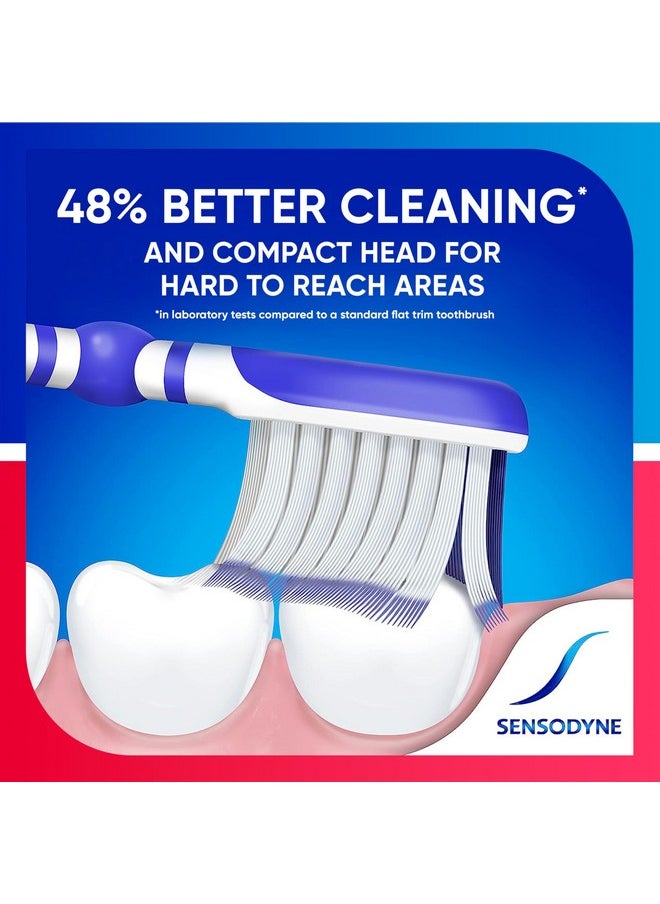 Sensodyne Sensitivity & Gum Soft Toothbrush Designed for Sensitive Teeth, 4-Pack