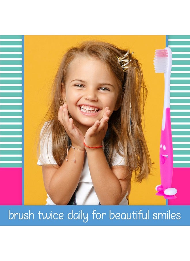 Lingito Kids Toothbrush Extra Soft, Easy Grip for Toddlers Toothbrushes | Children Size Toothbrush Pack Kids Ages 3+