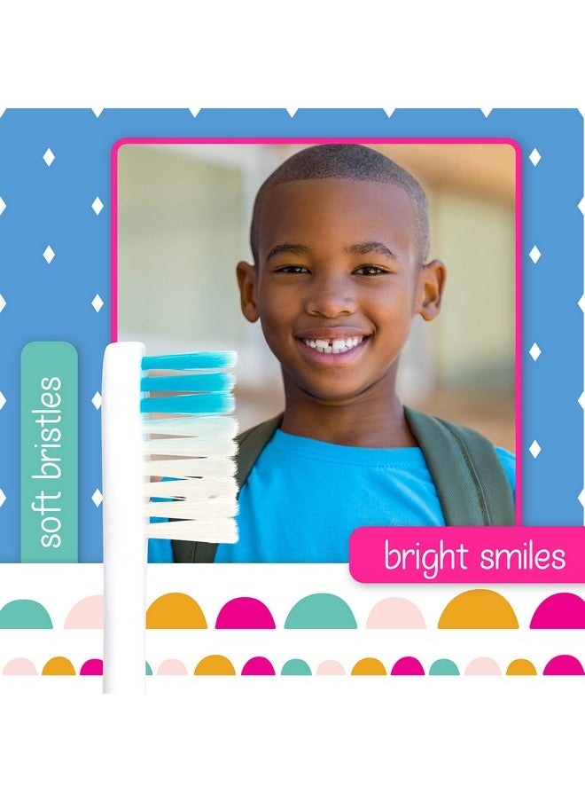 Lingito Kids Toothbrush Extra Soft, Easy Grip for Toddlers Toothbrushes | Children Size Toothbrush Pack Kids Ages 3+