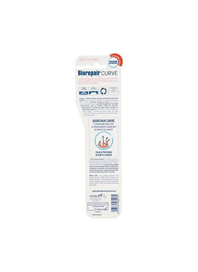 Biorepair : Oral Care Pro Toothbrush Curve- Very Soft, Pack of 2