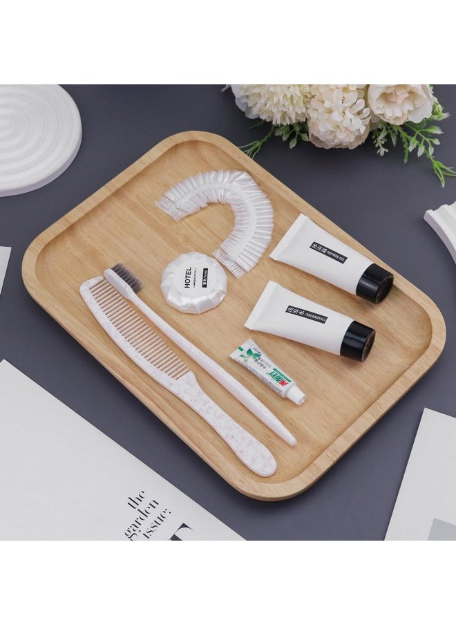 Hygiene Kit, Hygiene Kit Bulk, Travel Hygiene Kit With Toothbrush, Toothpaste, Comb, Shampoo, Shower Gel, Shower Cap And Soap, Individually Packed, Suitable For Home, Hotel, Camping, Travel (PACK-12)