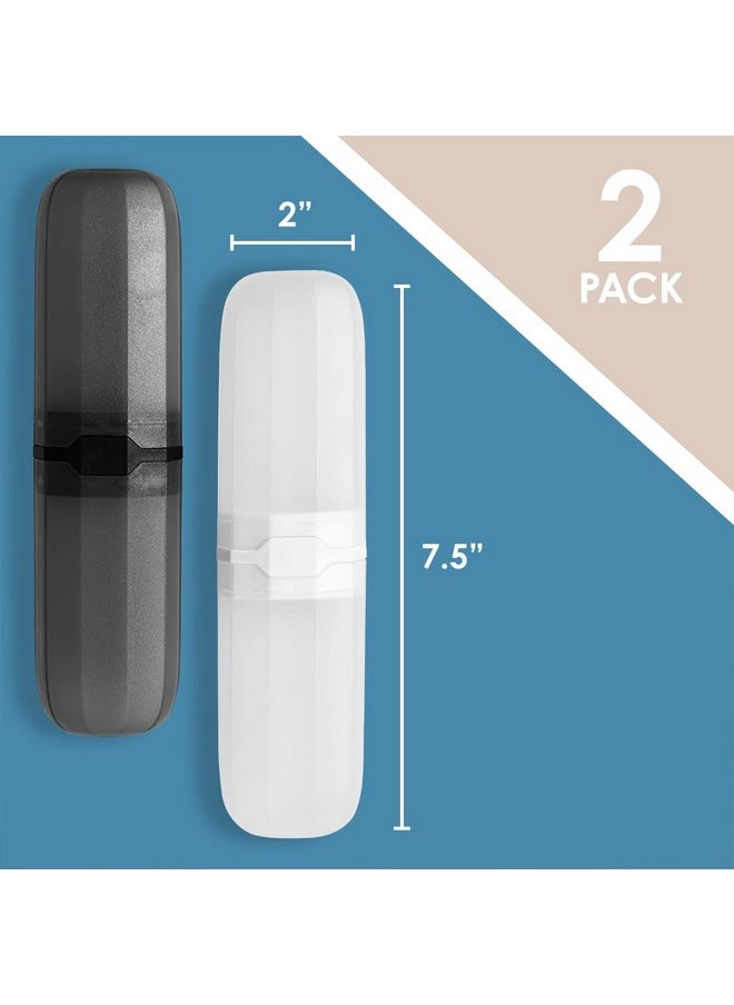 Toothbrush Case Large Travel Toothbrush Holder to Protect your Toothbrush on the Go Stylish Toothbrush Travel Case by Haloka