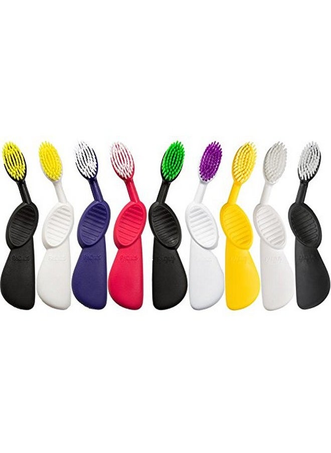 Radius Toothbrush Bundle - 1 Scuba Right Toothbrush + 1 Travel Case [Colors May Vary]