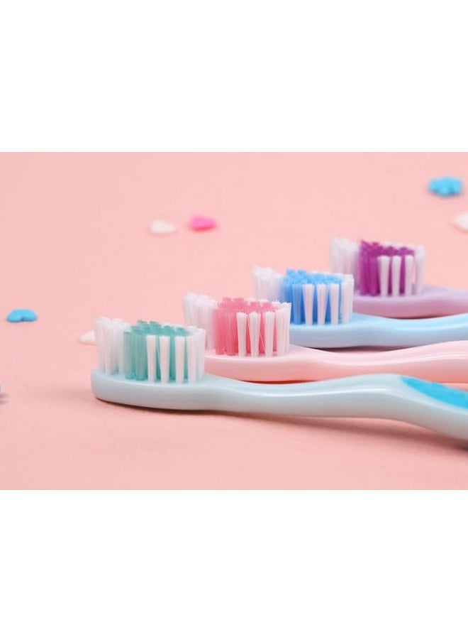 Generic Set of 4, Cute Toothbrush Set, Compact Head