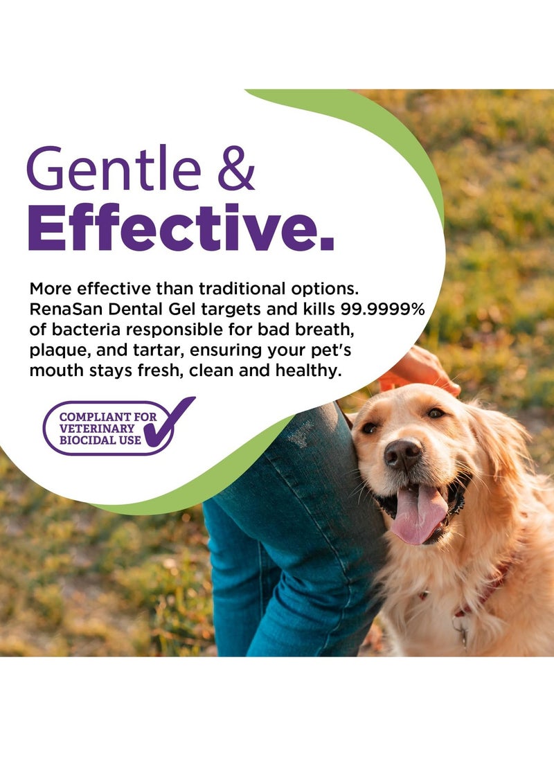 Dental Gel Removes the cause of Bad Breath Plaque and Tartar Soothes and Protects Gums Mouth Disinfection Protects Wounds Antibacterial Antifungal Antiviral 100ml