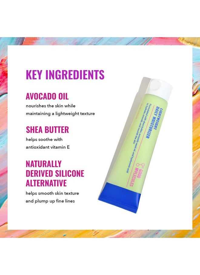 Good Molecules Lightweight Daily Moisturizer - Hydrating Facial Lotion with Avocado Oil and Shea Butter and Antioxidants - Anti-aging Skincare for Face