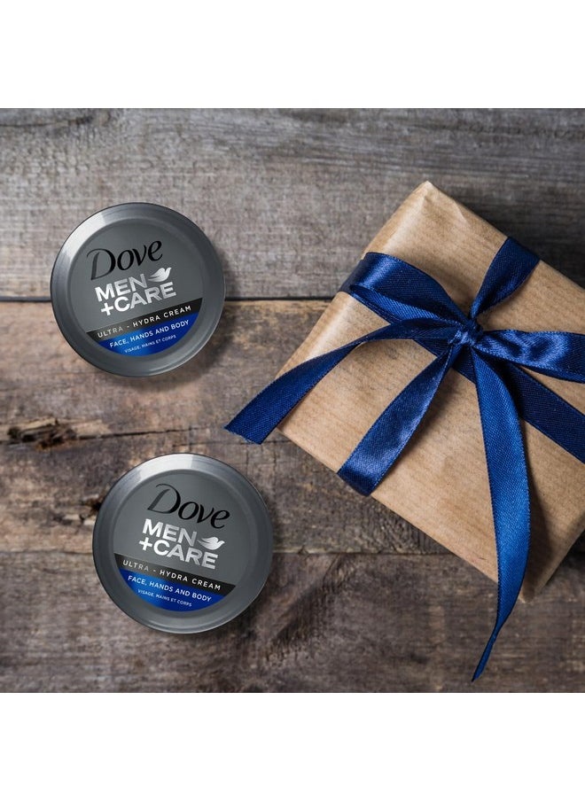Dove Men+Care Ultra Hydra Cream, Face, Hands and Body care, All Skin Types, 6 Pack of 2.53 Oz Each
