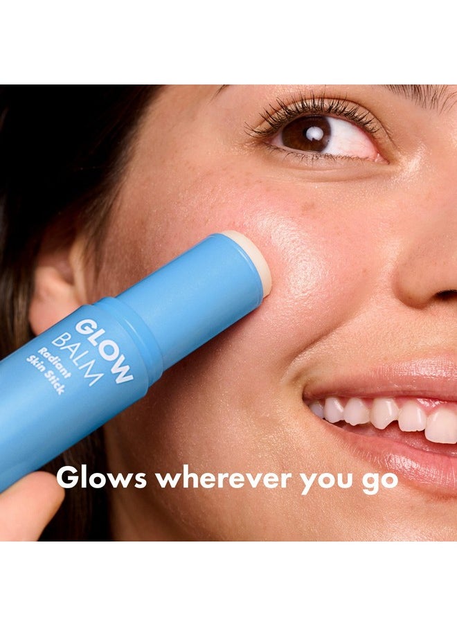 Hero Cosmetics Glow Balm Radiant Skin Stick - Instantly Gives Skin a Glowy Finish for Dewy and Radiant Looking Skin - Suitable for Acne-Prone Skin - Won’t Clog Pores (0.4 oz)