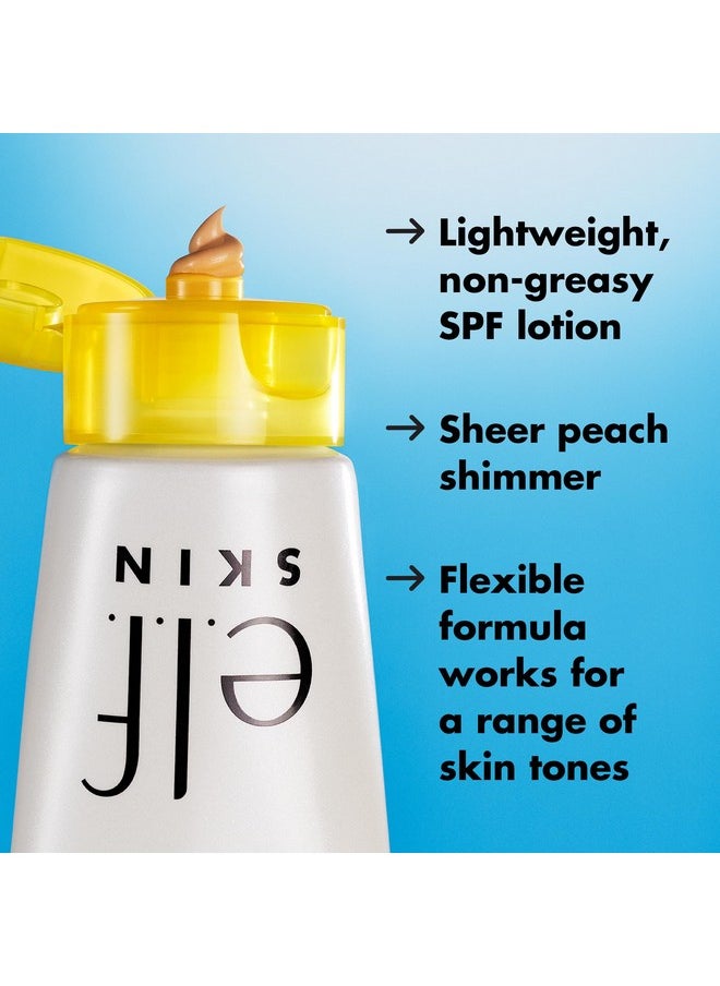 e.l.f. SKIN Suntouchable Whoa Glow SPF 30, Sunscreen & Makeup Primer For A Glowy Finish, Made With Hyaluronic Acid, Vegan & Cruelty-Free, Packaging May Vary, Sunlight