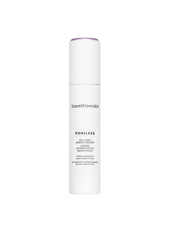 bareMinerals Poreless Oil-Free Moisturizer for Face, Lightweight Hydrating Face Cream, Minimizes Look of Pores, Ideal for Oily Skin, Vegan