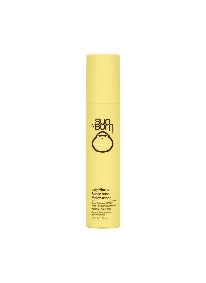 Sun Bum Skin Care SPF 30 Daily Mineral Sunscreen Face Moisturizer | Broad Spectrum UVA/UVB Facial Sunscreen with Niacinamide, Lightly Tinted | 1.7 Fl oz