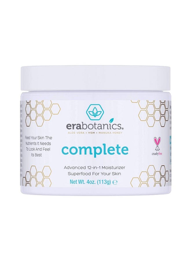 Era Organics Manuka Honey Face Cream - Advanced 12-in-1 Nourishing and Rejuvenating Daily Face Moisturizer for Women and Men - Face Moisturizer for Sensitive Skin - Body Moisturizer for Dry Skin 4 oz
