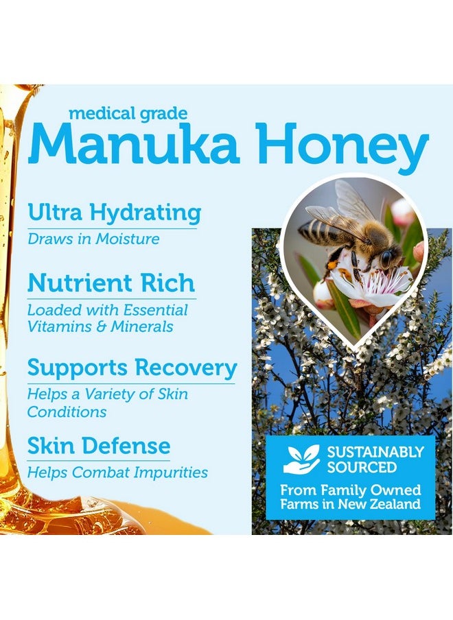 Era Organics Manuka Honey Face Cream - Advanced 12-in-1 Nourishing and Rejuvenating Daily Face Moisturizer for Women and Men - Face Moisturizer for Sensitive Skin - Body Moisturizer for Dry Skin 4 oz