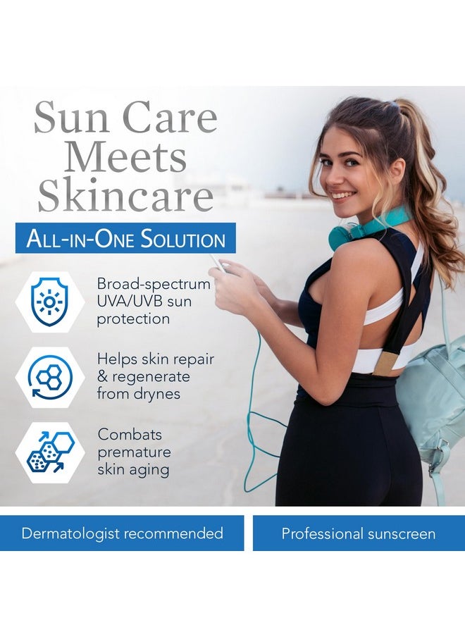 Clear Choice Sunscreen for Face SPF 45, Oil Free Sunblock & Light Moisturizer with Zinc Oxide, Reef-Safe, Broad Spectrum, Water-Resistant, No White Cast, Dermatologist Recommended, 4oz