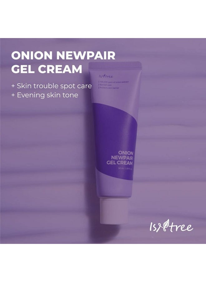 IsNtree Onion Newpair Gel Cream 50ml, 1.69 fl oz | Soothing Care | Blemish & Spot Treatment | Moisturizing | Hyperpigmentation Care | Korean Skincare