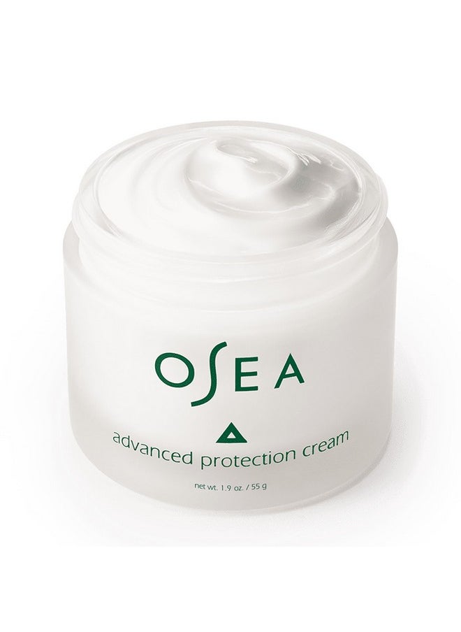 OSEA Advanced Protection Face Cream 1oz - Hydrating Face Moisturizer - Clean Beauty with Naturally Derived Bio-Retinol - Vegan & Cruelty-Free - Face Cream for Dry Skin - Seaweed Skincare