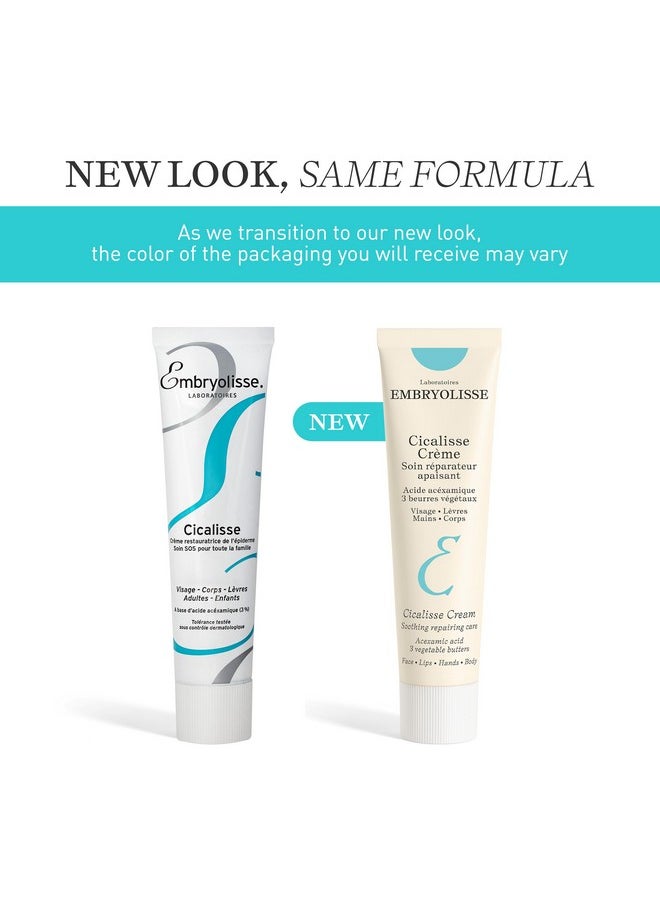 Embryolisse Cicalisse Face Cream. Moisturizer with Hyaluronic Acid that Accelerates Skin's Restoration Process - Daily Skin Care for Face, Body and Lips, All Skin Types - 1.35 Fl Oz