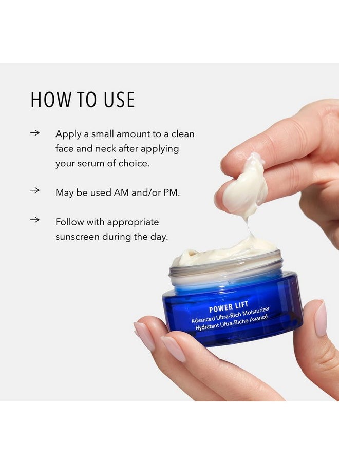 HydroPeptide Power Lift, Advanced Anti-Wrinkle Ultra-Rich Face Moisturizer, 1 Ounce