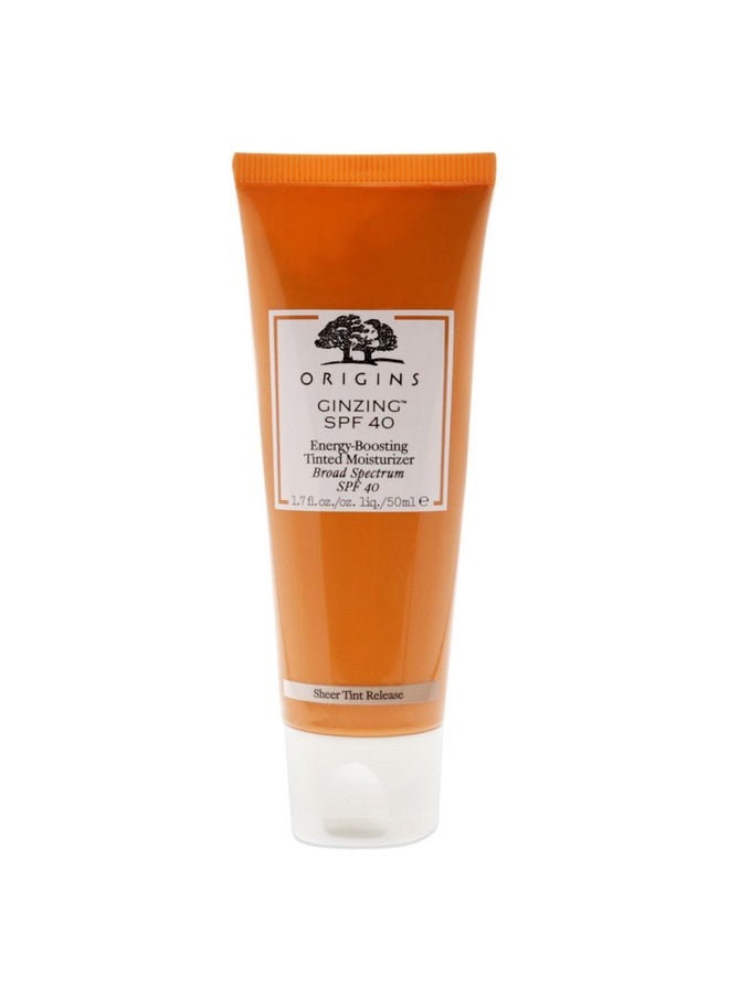 Origins GinZing SPF 40 Energy-Boosting Tinted Moisturizer,1.7 Fl Oz (Pack of 1)