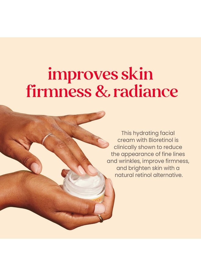 Burt's Bees Renewal Firming Face Cream, Anti-Aging Retinol Alternative, Moisturizing Natural Origin Skin Care, 1.8 Ounce (Packaging May Vary)