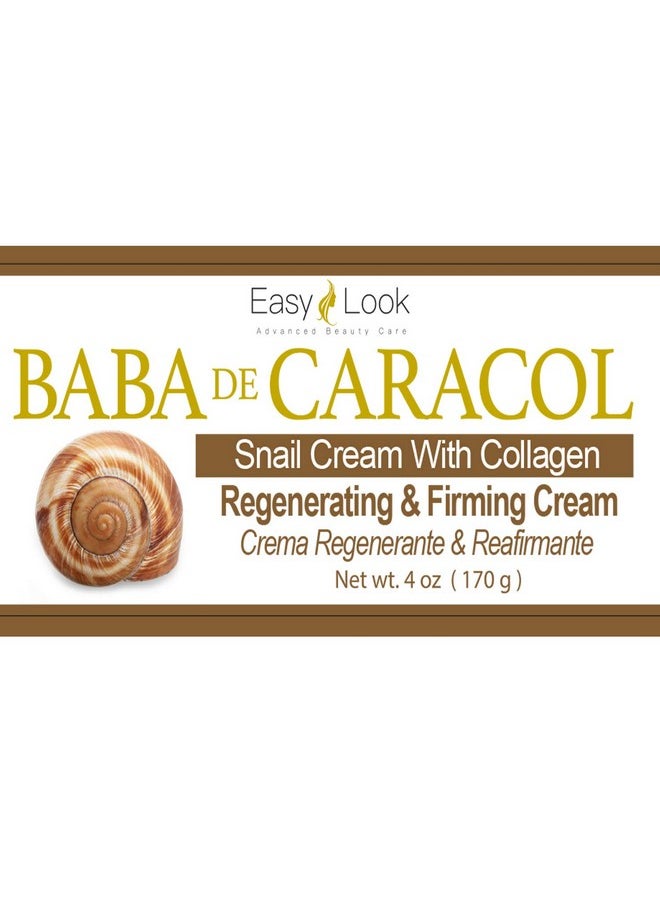 Baba de Caracol Snail Cream With Collagen Regenerating & Firming Cream Crema Regenerante & Reafirmante