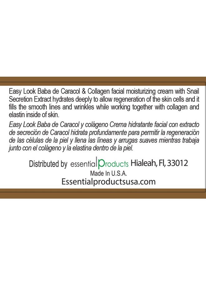 Baba de Caracol Snail Cream With Collagen Regenerating & Firming Cream Crema Regenerante & Reafirmante