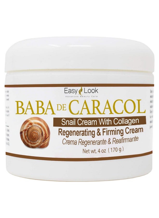 Baba de Caracol Snail Cream With Collagen Regenerating & Firming Cream Crema Regenerante & Reafirmante