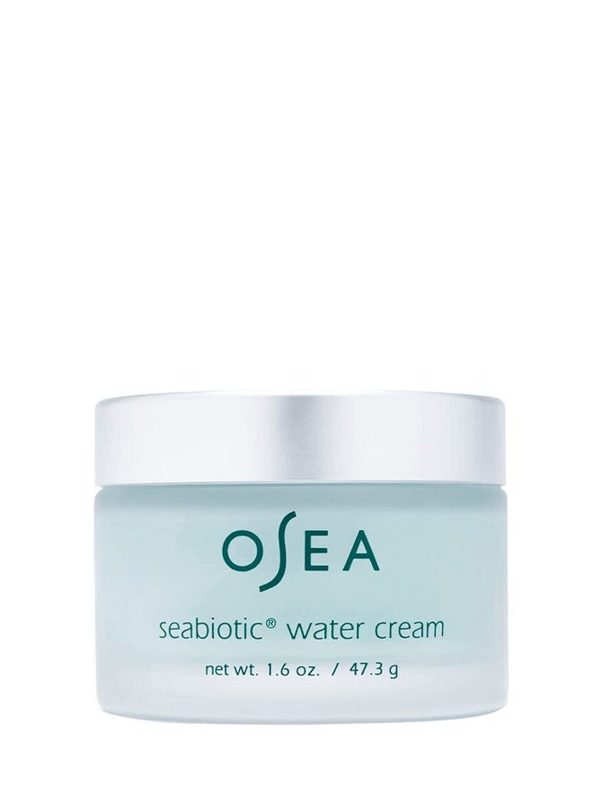 OSEA Seabiotic Water Cream 1.6 oz - Water-Based Face Cream with Squalene, Prebiotic & Probiotic Moisturizer - Clean Beauty - Vegan Face Moisturizer - Weightless Hydration
