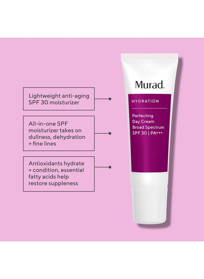 Murad Perfecting Day Cream Broad Spectrum SPF 30 - Hydration SPF Facial Moisturizer Cream with SPF, 1.7 Fl Oz