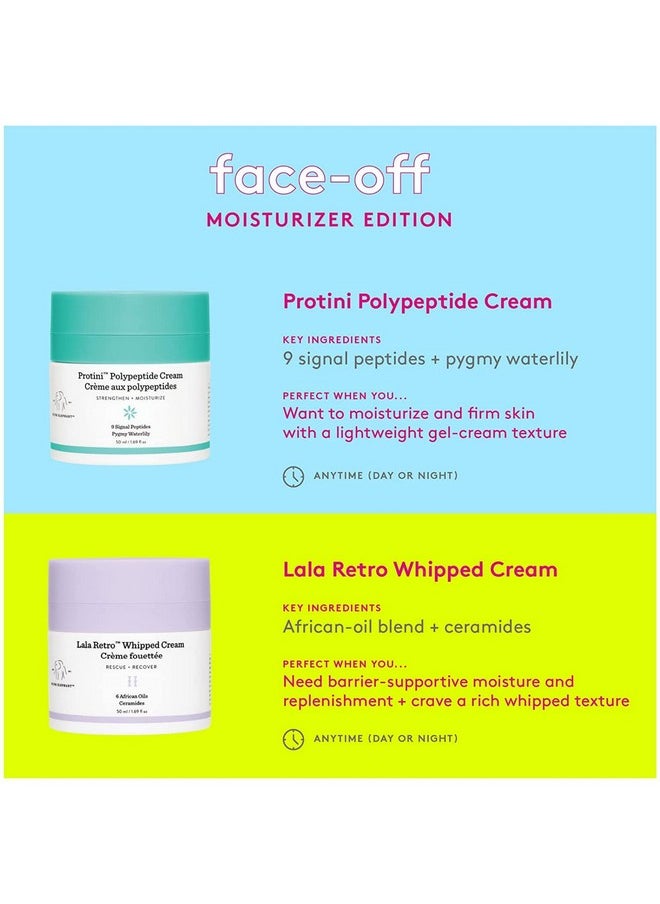 Drunk Elephant Protini Polypeptide Cream Mini. Protein Face Moisturizer with Amino Acids. (0.50 oz / 15 mL)