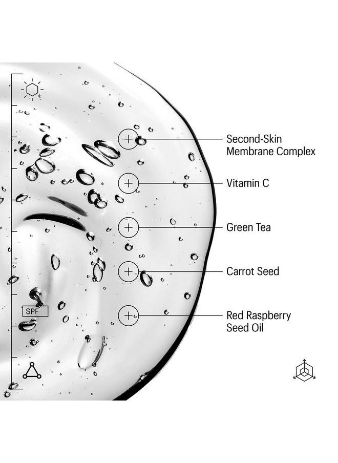 Allies of Skin - The One SPF 50 Invisible Sunscreen Gel with Vitamin C, Green Tea, Carrot Seed, Red Raspberry Seed Oil & Licorice Root, and 5 Antioxidants & Skin Conditioners. 50 ml/ 1.7 oz