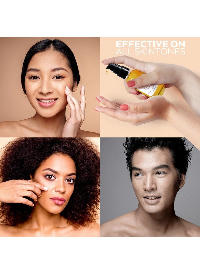 Glow - Turmeric & Rosehip Face Oil, Natural & Organic Face Moisturizer with Turmeric and Chamomile - Facial Serum - 2 oz