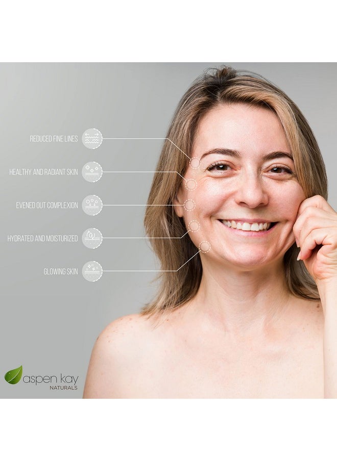 Glow - Turmeric & Rosehip Face Oil, Natural & Organic Face Moisturizer with Turmeric and Chamomile - Facial Serum - 2 oz