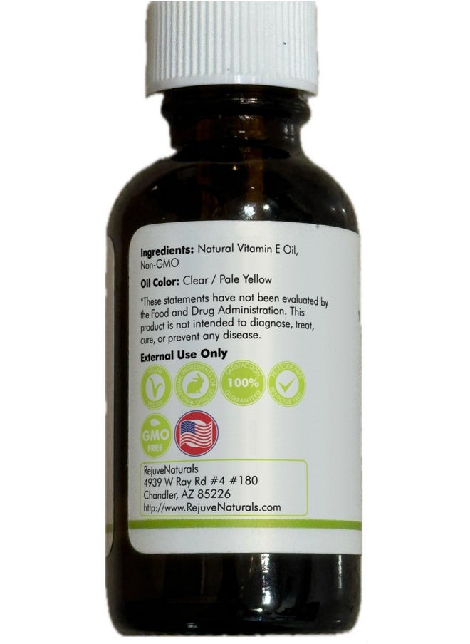 Vitamin E Oil - 100% Pure & Natural, 42,900 IU. Repair Dry, Damaged Skin from Surgery & Acne, Age Spots & Wrinkles. Boost Collagen for Moisturized, Youthful-looking Skin. d-alpha tocopherol
