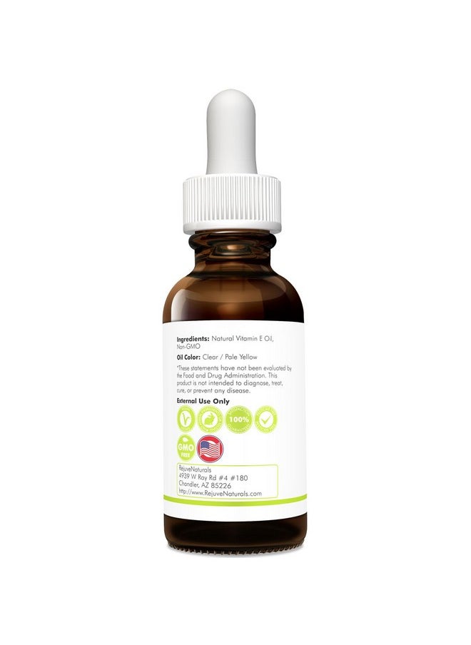 Vitamin E Oil - 100% Pure & Natural, 42,900 IU. Repair Dry, Damaged Skin from Surgery & Acne, Age Spots & Wrinkles. Boost Collagen for Moisturized, Youthful-looking Skin. d-alpha tocopherol