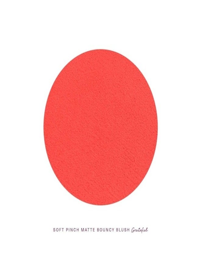 Rare Beauty by Selena Gomez Soft Pinch Matte Bouncy Blush – Shade: Grateful (Soft Red), 6.4g | Weightless, Long-Lasting Cream Blush with Matte Finish