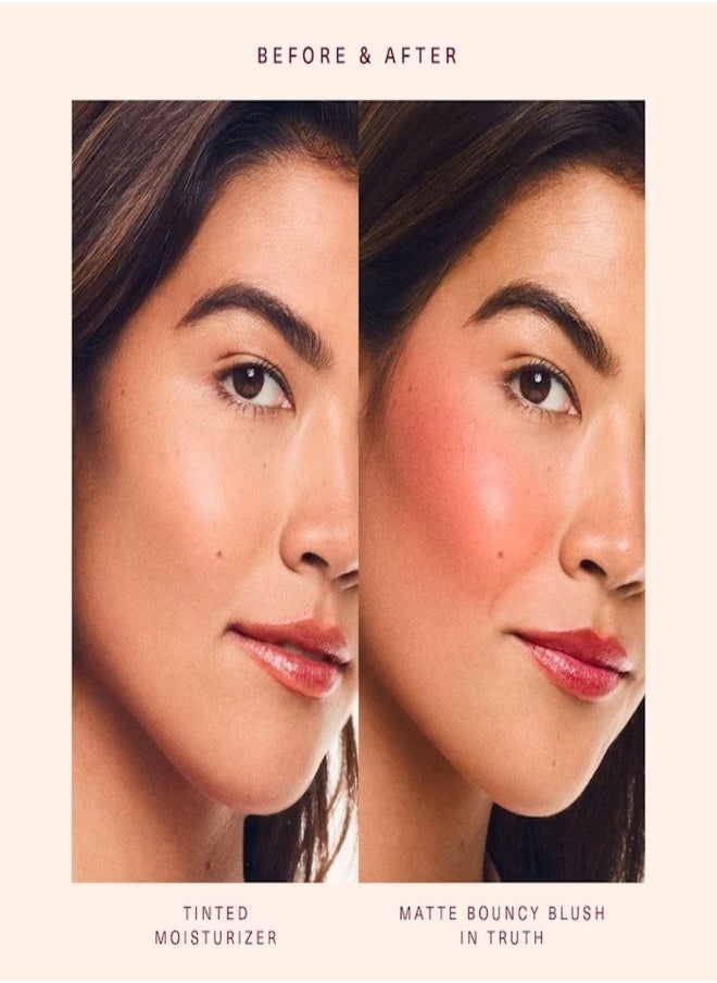 Rare Beauty by Selena Gomez Soft Pinch Matte Bouncy Blush – Shade: Truth, 6.4g | Weightless, Long-Lasting Cream Blush with Matte Finish